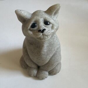 Quarry Critters Smiling Cat Kitty Chico Second Nature Design Vintage 2000